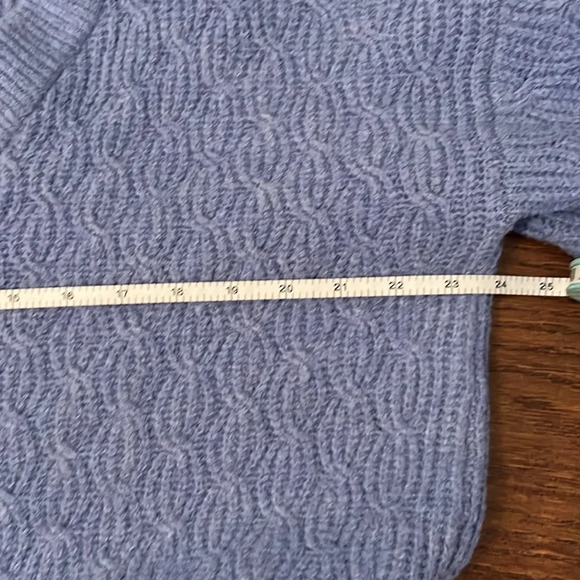 Reitmans Signature chunky v-neck sweater women’s XXL dusty blue knit dusty blue - Picture 8 of 10